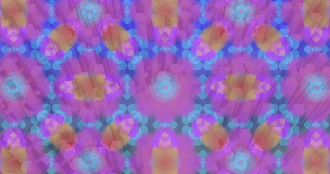 Colorful Digital Patterns with Abstract Movements