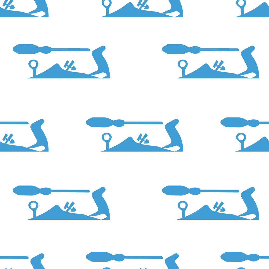 Seamless Blue Tool Pattern on Transparent Background