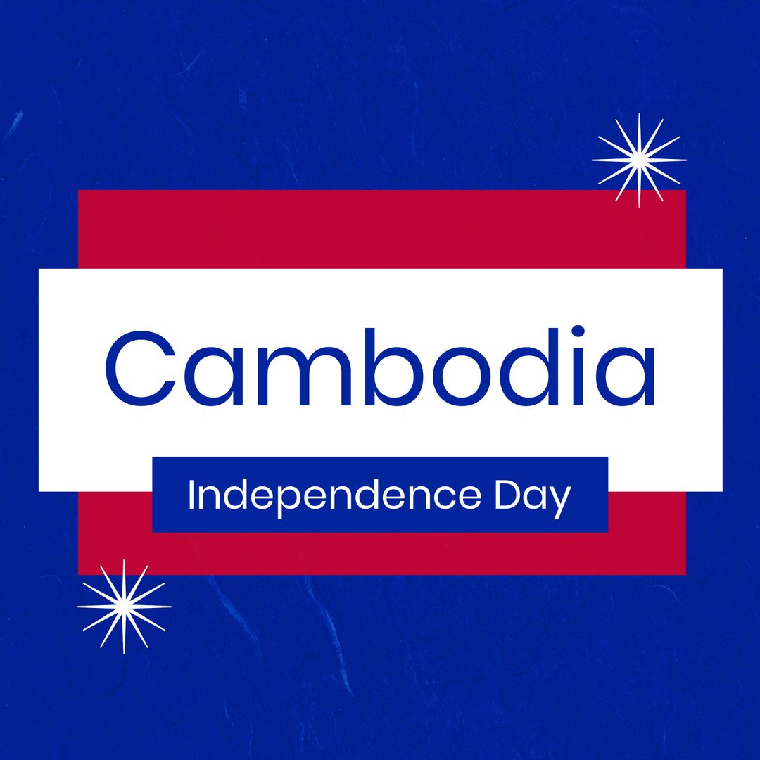 Cambodia Independence Day Celebration Graphic Design