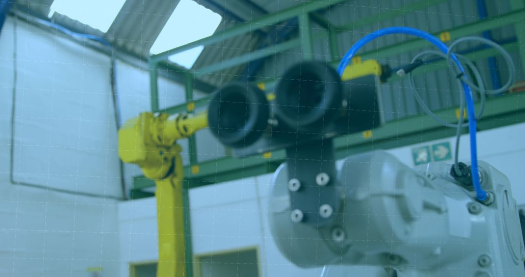 Industrial Robots and Digitized Data in Modern Warehouse