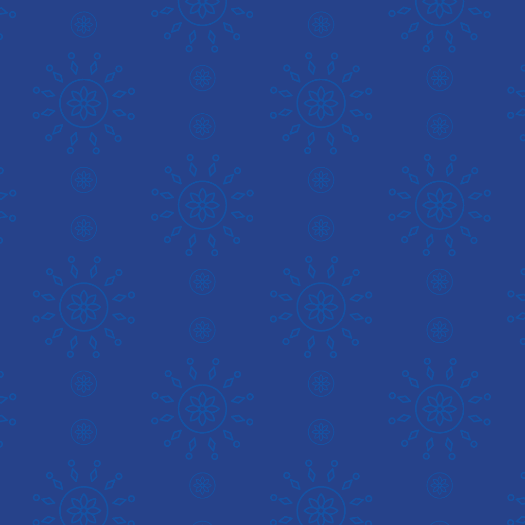 Geometric Blue Shapes on Transparent Seamless Vector Pattern