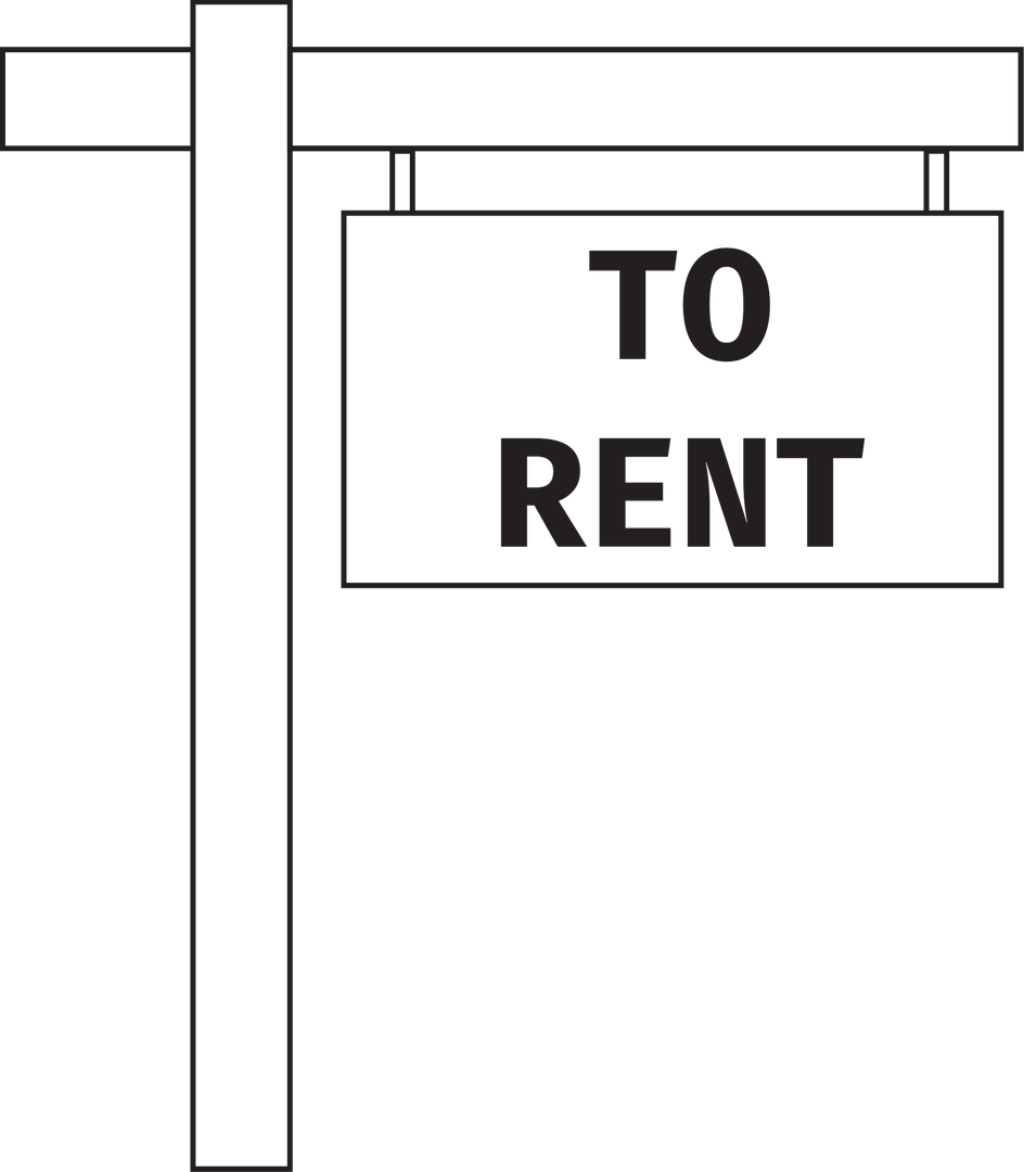 Transparent Rental Sign Icon on White Background - Download Free Stock Images Pikwizard.com