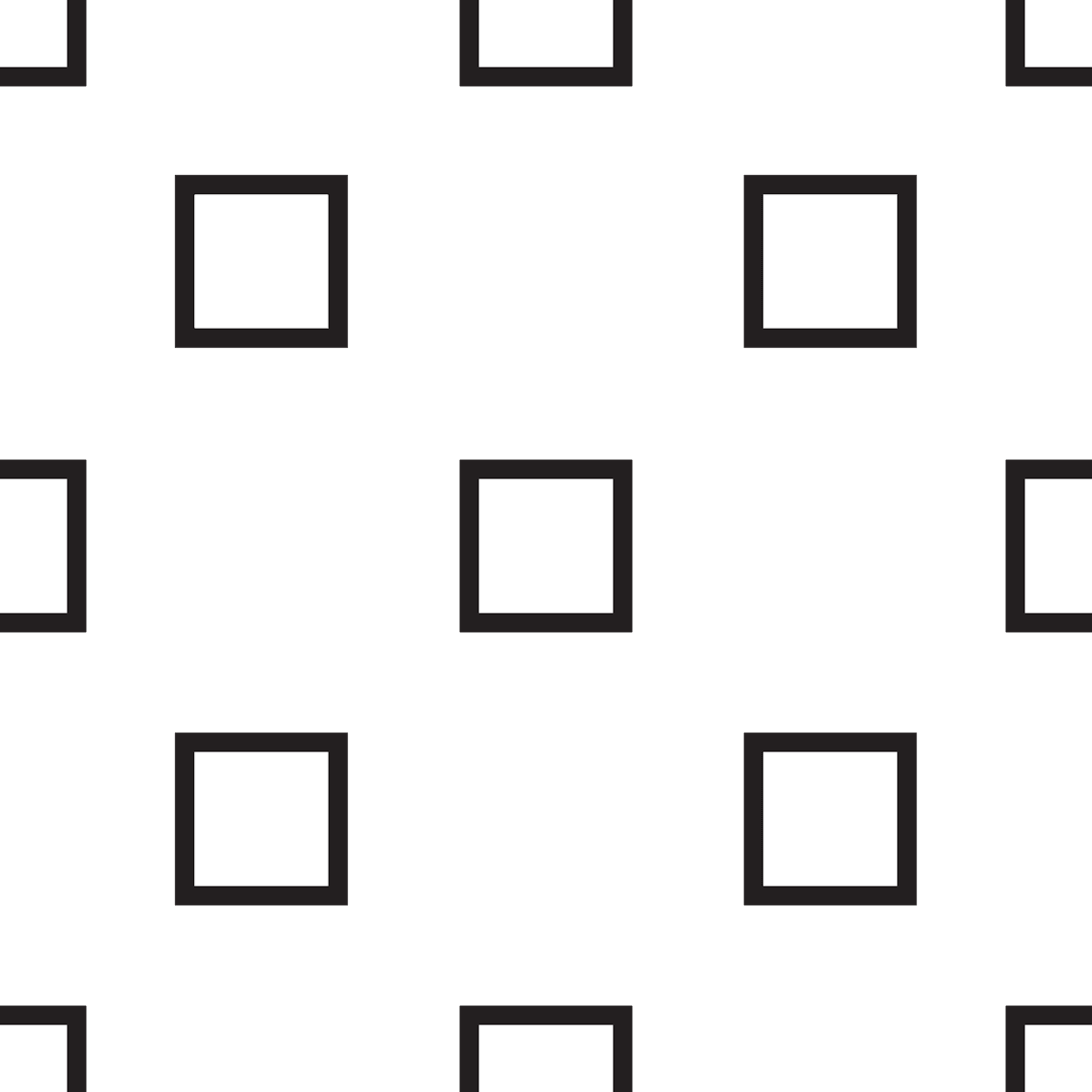 Transparent Black Framed White Squares Pattern Design