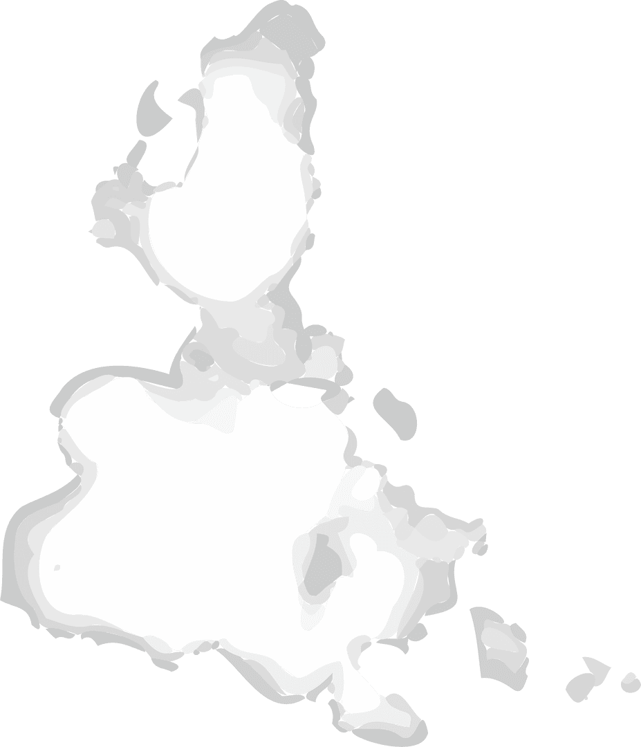 Abstract Ink Blots on Transparent Background for Modern Designs