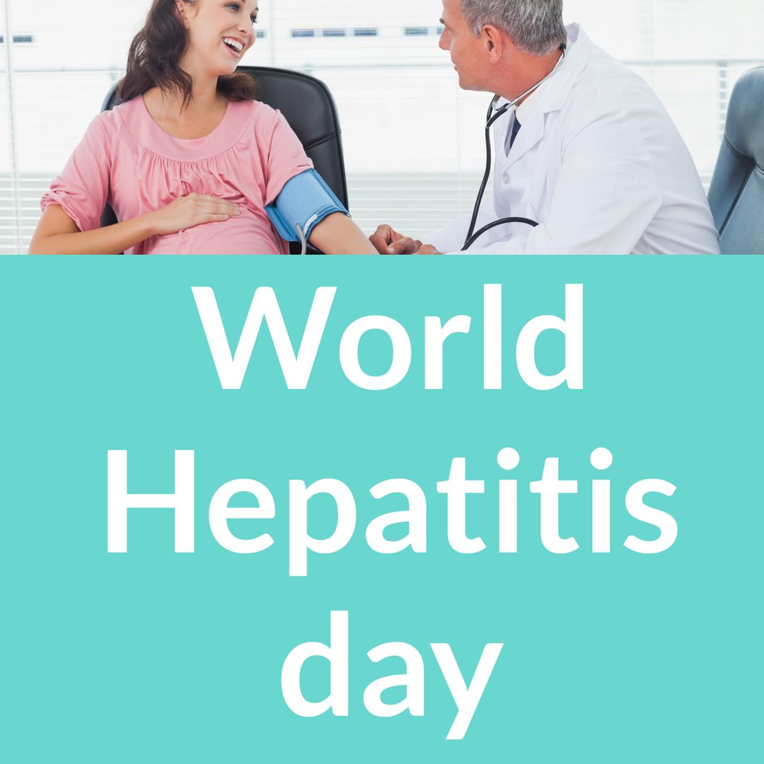 Doctor Examining Patient Highlighting World Hepatitis Day