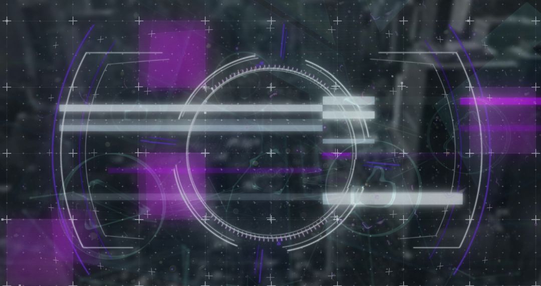 Network Digital Interface Scanning City Horizon