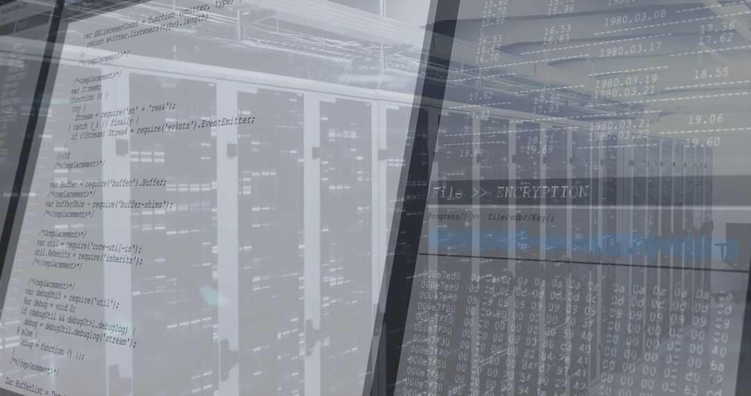 Advanced Data Centers with Encryption Cybersecurity Overlay