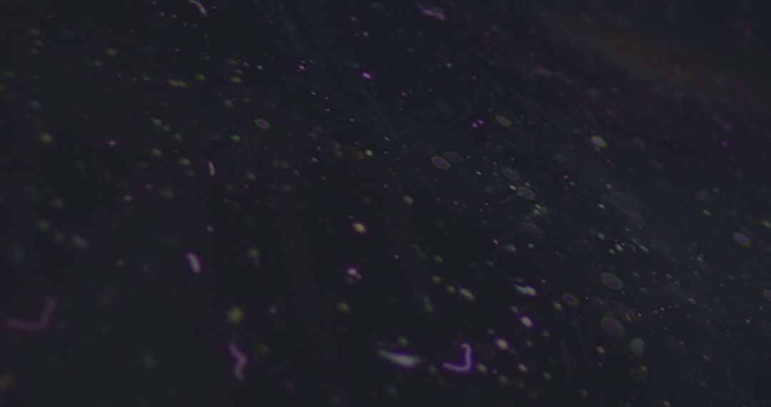 Futuristic Glowing Interface on Black Background