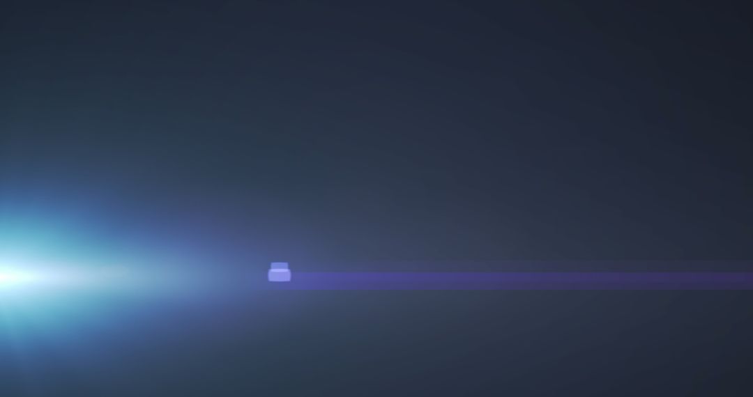 Colorful Light Elements on Black Background with Vibrant Streams