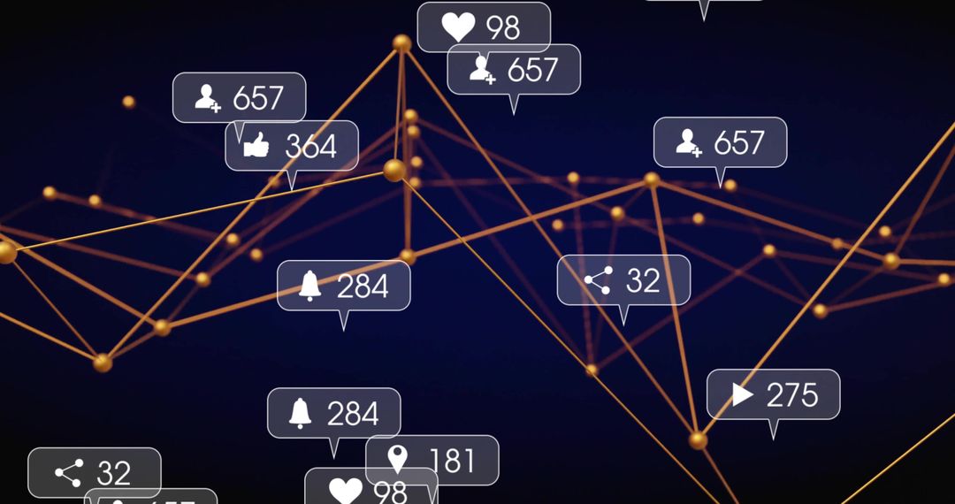 Social Media Influence and Network Connections Visualization