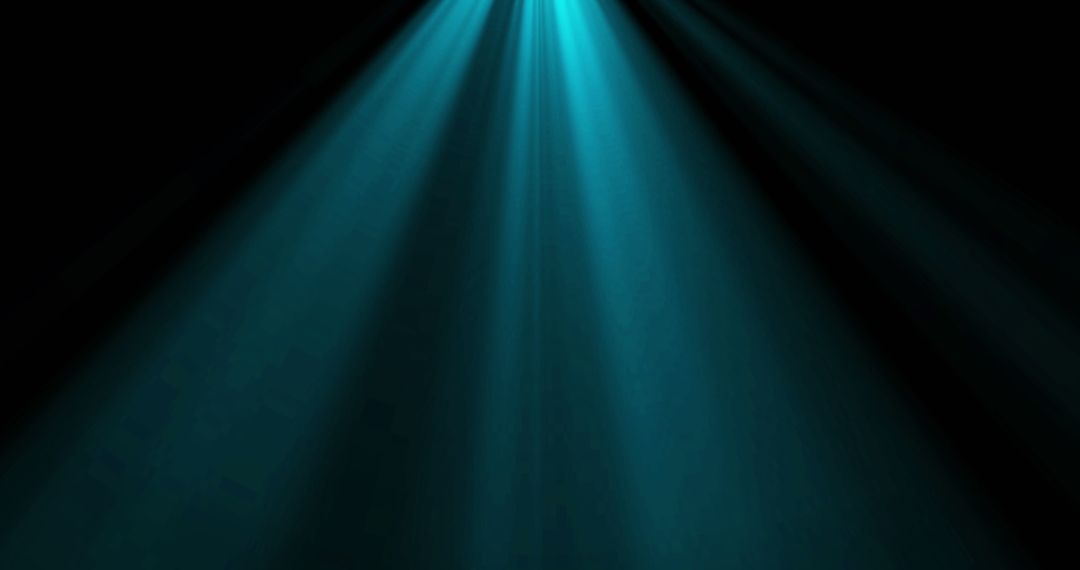 Abstract Blue Light Rays on Darkness