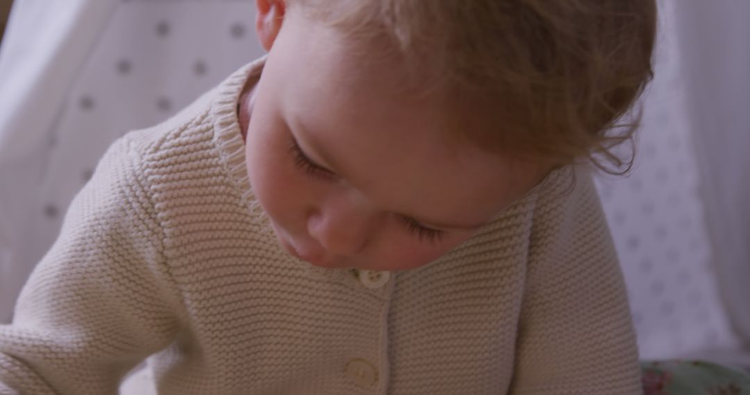 Child Engaged in Imaginative Play at Home