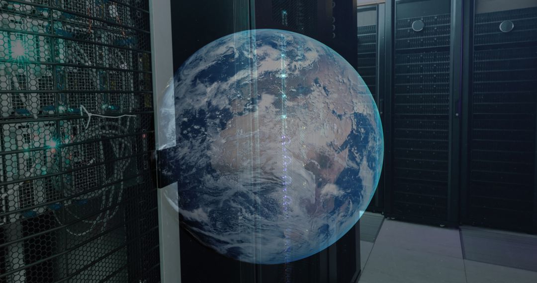 Digital Transformation: Earth Overlay on Modern Data Servers