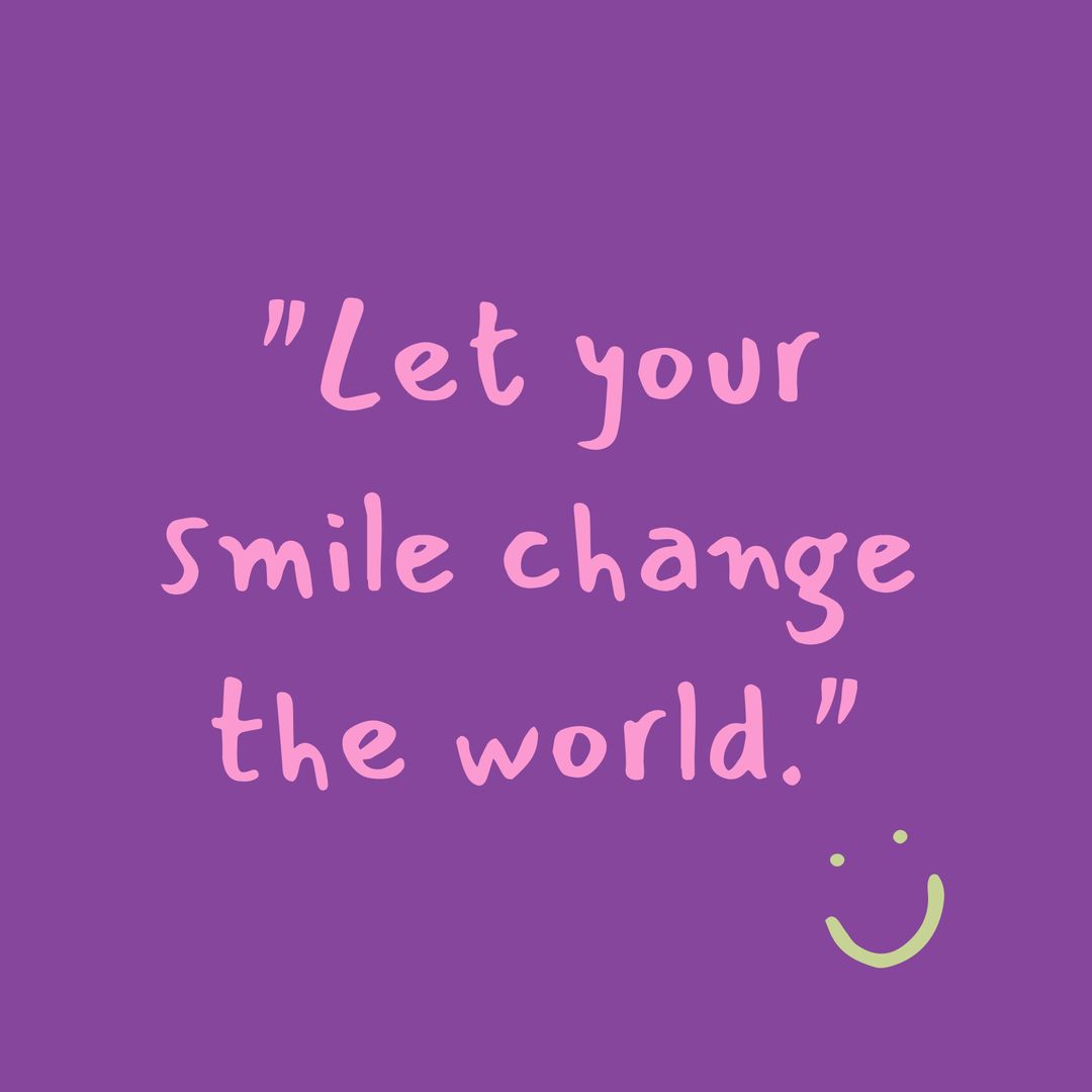 Inspirational Quote on Purple Background Promoting Positivity and Joy - Download Free Stock Templates Pikwizard.com