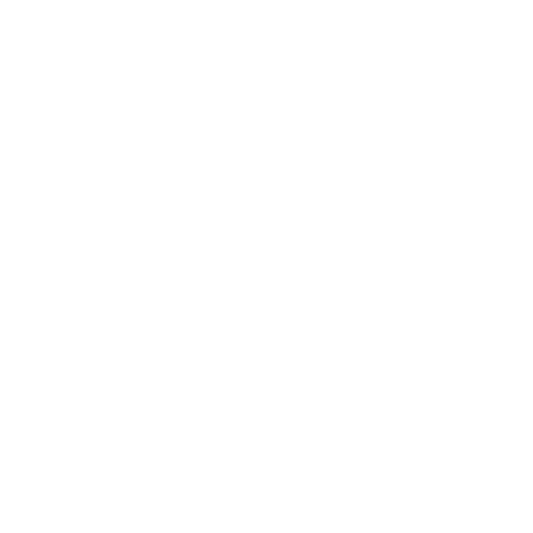 Bold White Forward Arrow on Transparent Background