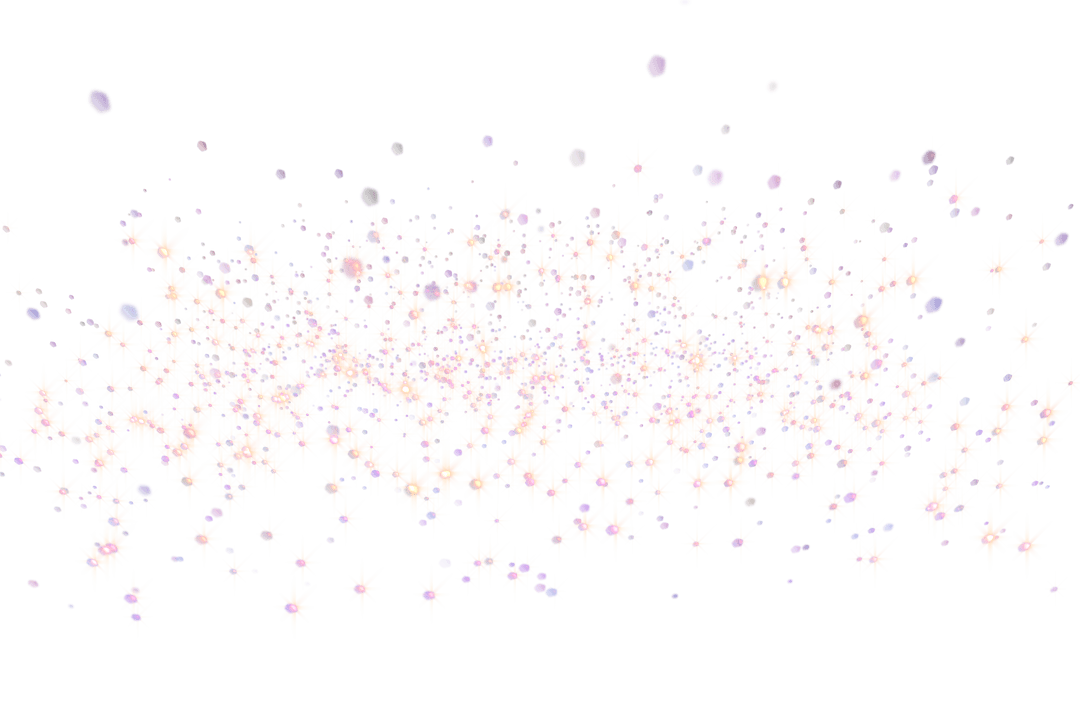 Sparkly Glitter Overlay on Transparent Background for Design Use