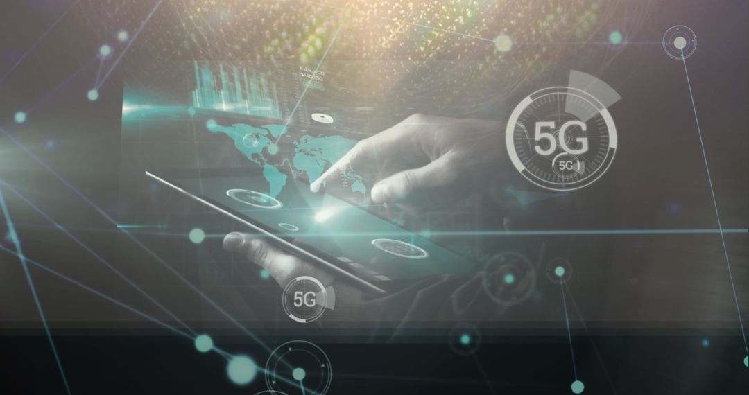 Interacting with 5G Holographic Interface on Tablet in Virtual Lab