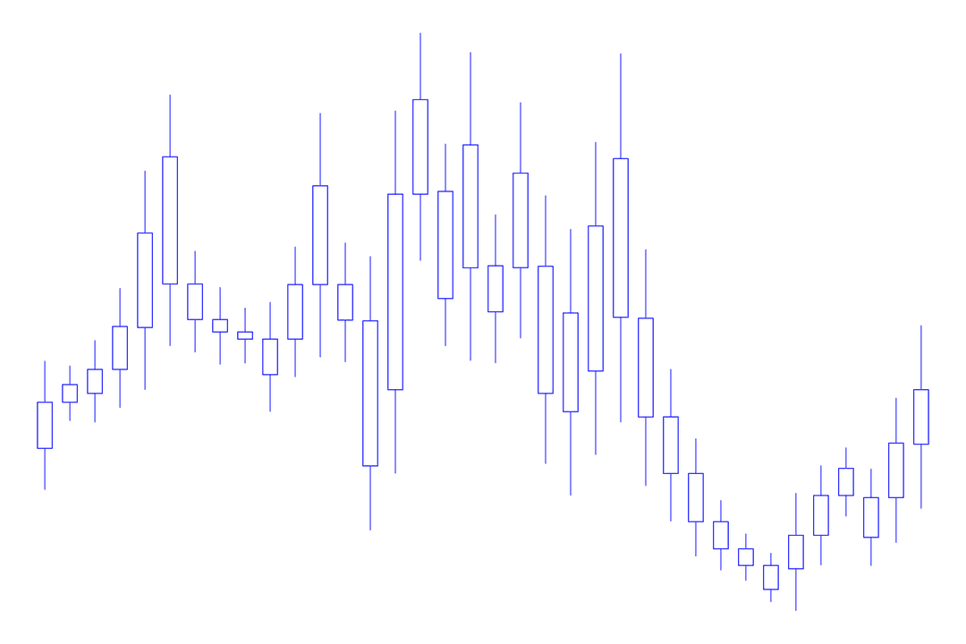 Transparent Blue Data Activity Graph for Technology Applications