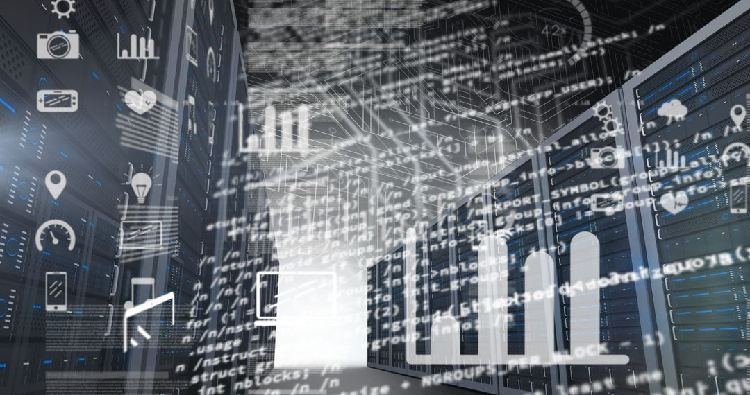 Digital Interface Concepts in a Modern Server Room