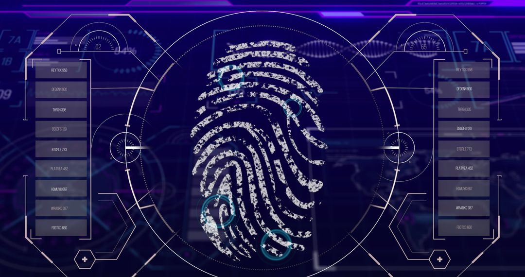 Digital Fingerprint and Data Interface Concept