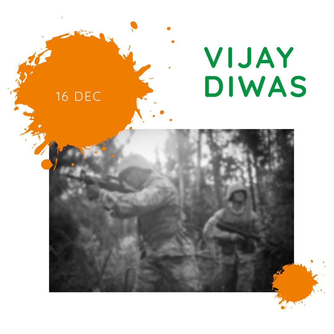Vijay Diwas Honor Military Soldiers with Patriotism Theme
