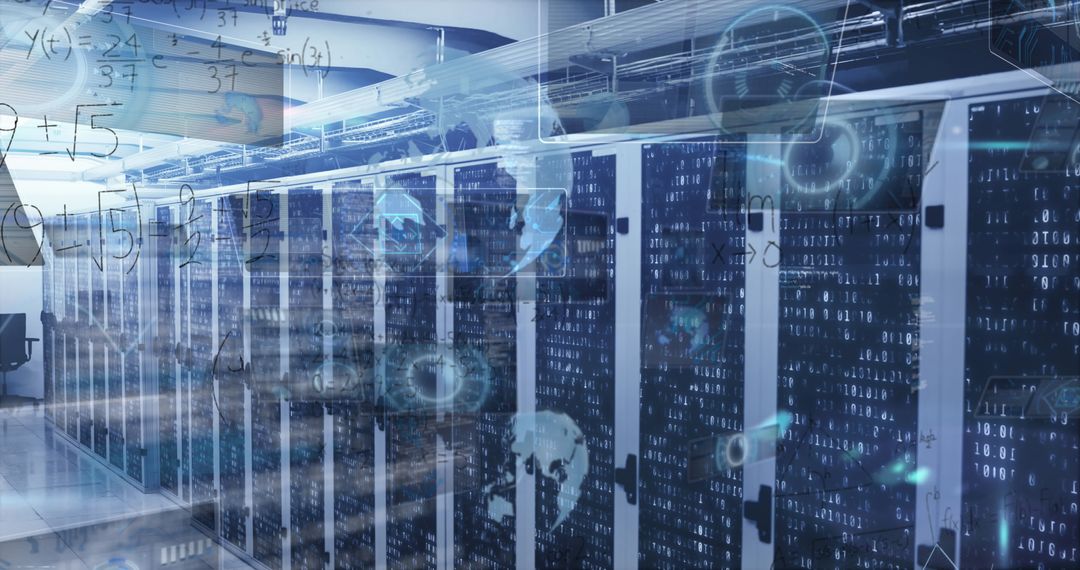 Advanced Data Center with Holographic Interface and Digital Innovation