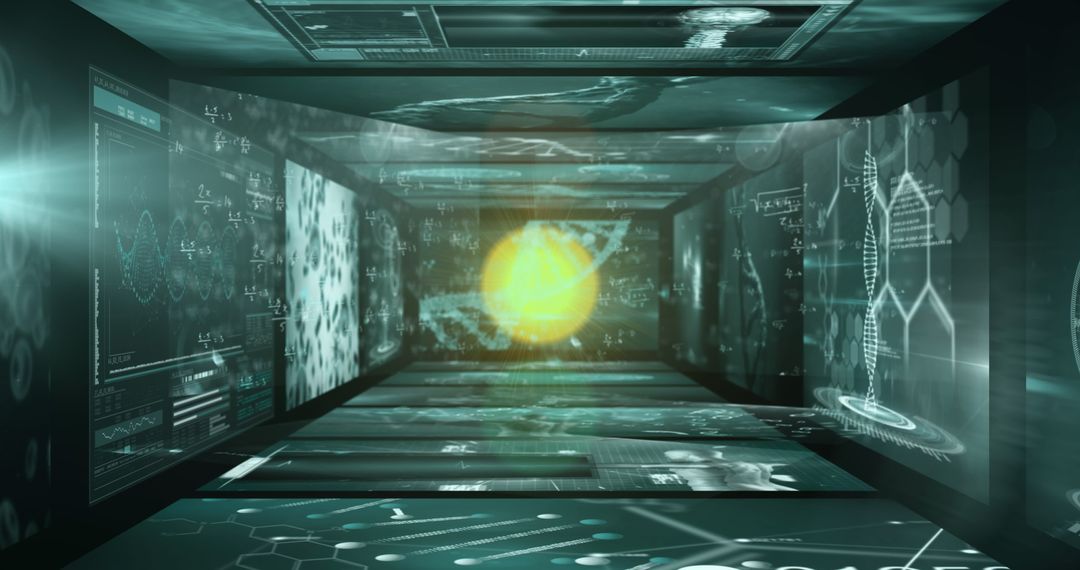 futuristic data interface with digital networks and analytics - Free Images, Stock Photos and Pictures on Pikwizard.com
