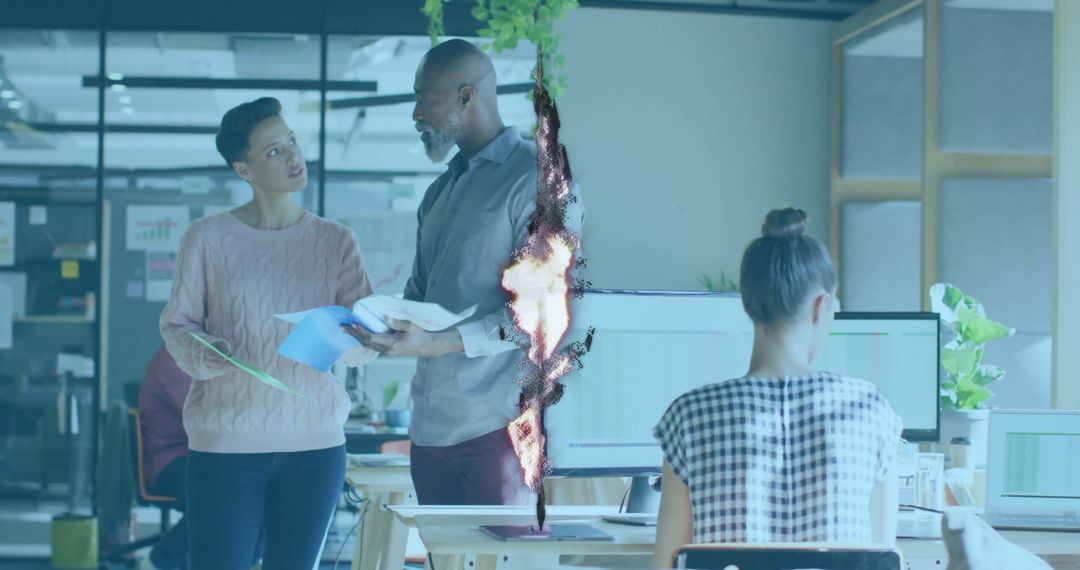 Collaborative Blockchain Innovation in Modern Office