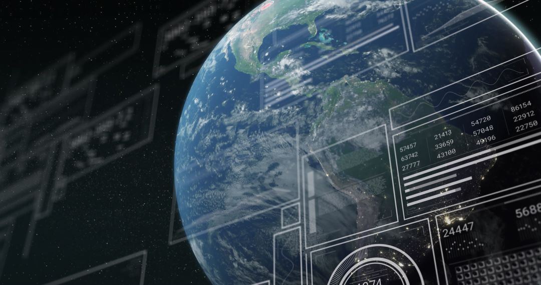 global data visualization with digital graphs and holograms - Free Images, Stock Photos and Pictures on Pikwizard.com