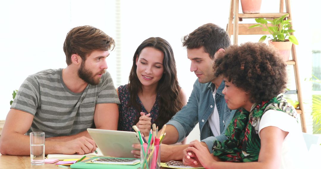 Diverse Group Brainstorming Creative Teamwork Collaborating
