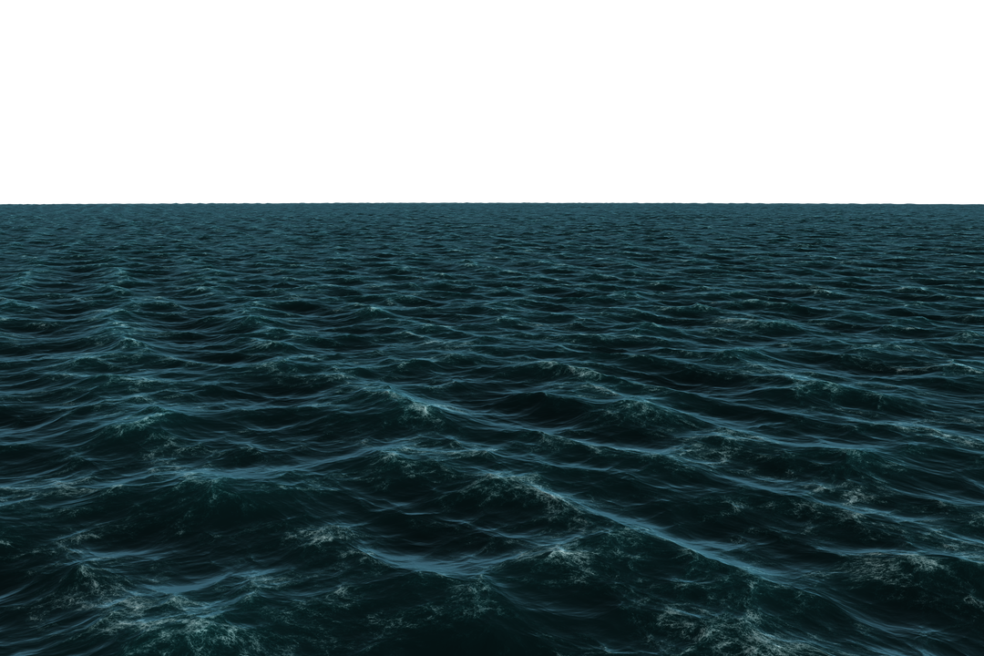 Dark Ocean Waves Transparent Mockup - Download Free Stock Images Pikwizard.com