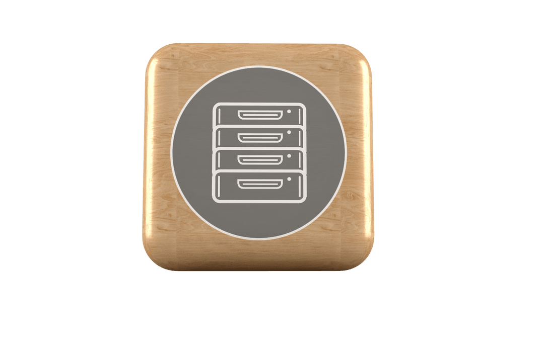 Transparent 3D Cube with Data Storage Icon Symbol - Download Free Stock Images Pikwizard.com
