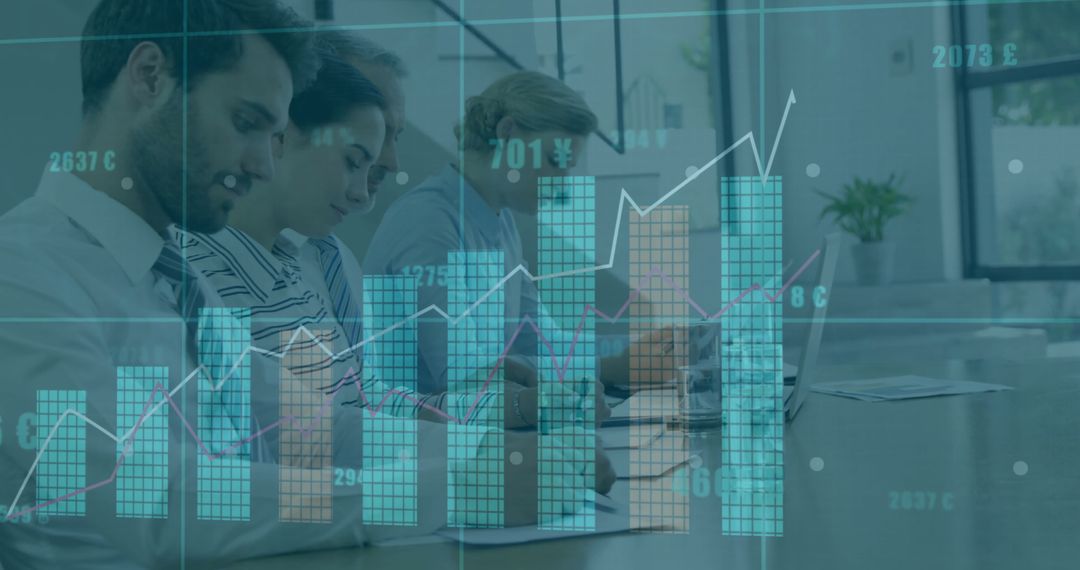 Collaborative Teamwork with Data Visualization Overlay