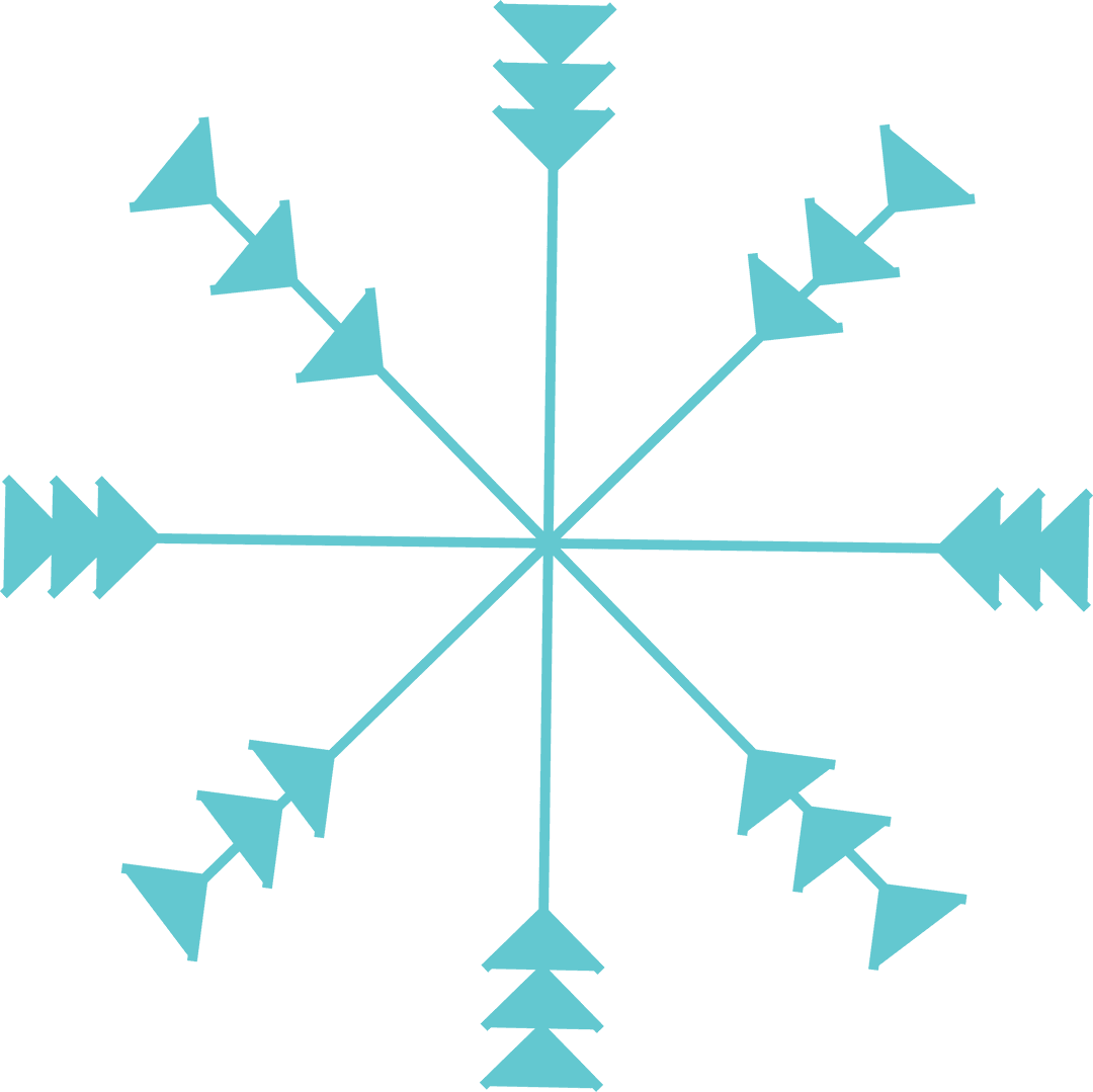 Geometric Green Arrow Symbol on Transparent Background