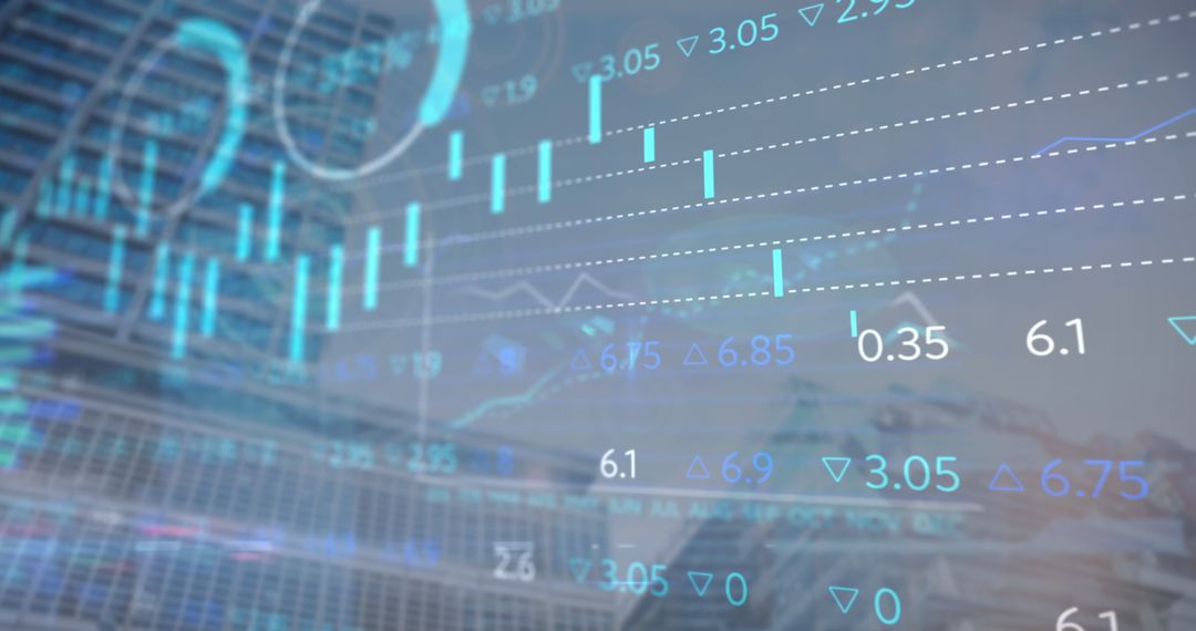 Digital Financial Data on Urban Background