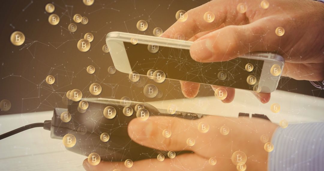 Contactless Blockchain Payment Using Smartphone and Bitcoin Imagery