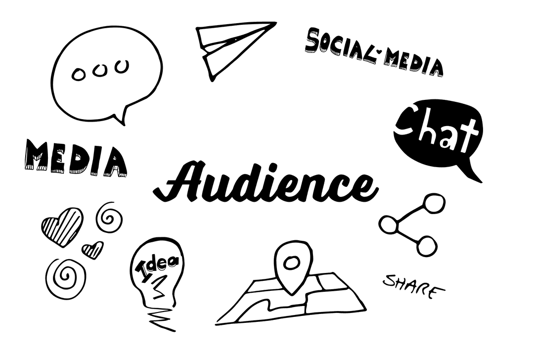 Audience Network Communication Symbols Set Transparent Background - Download Free Stock Images Pikwizard.com