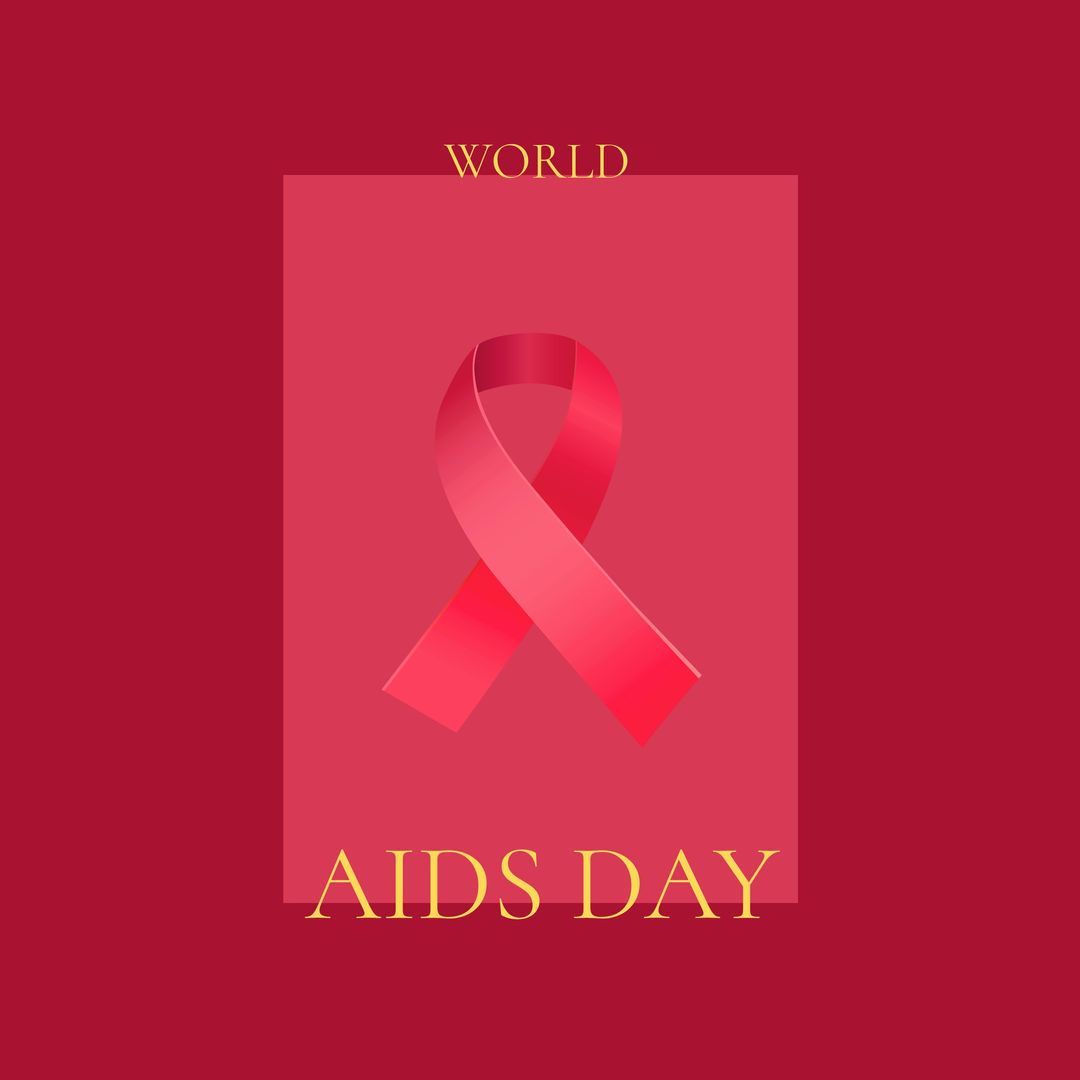 World AIDS Day Red Ribbon Awareness Banner - Download Free Stock Templates Pikwizard.com