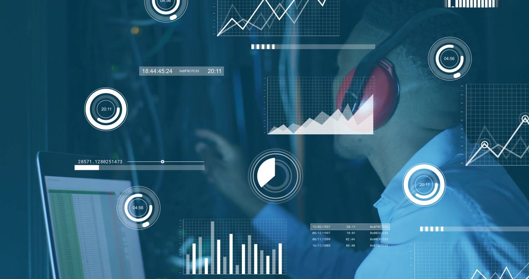 Data Analyst Monitoring Server Room Performance