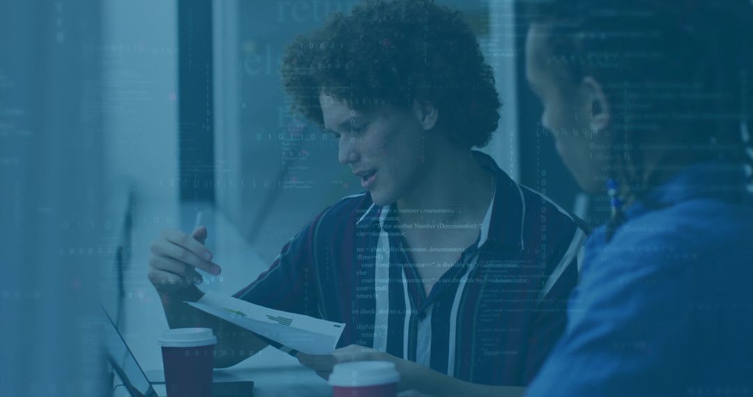 Team Collaboration on Data Analytics in Modern Office