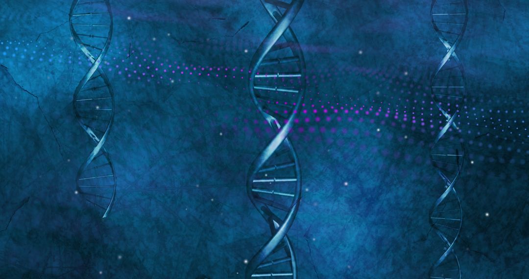Futuristic DNA Technology Abstract Background