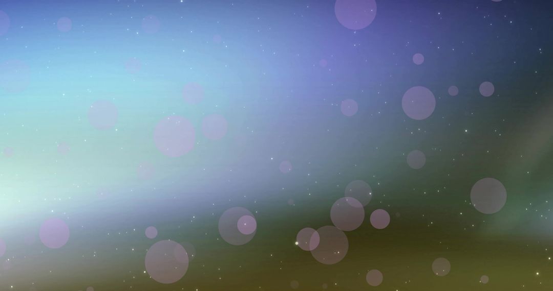 Abstract Bokeh with Purple Circles on Gradient Background