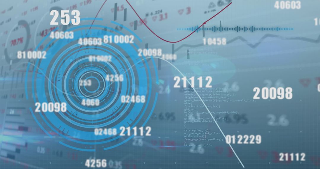 Digital Analytics and Data Processing Concept