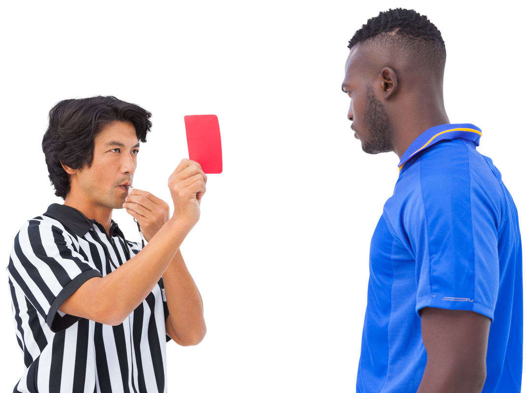 Transparent Action: Referee Showing Red Card To Soccer Player - Download Free Stock Images Pikwizard.com