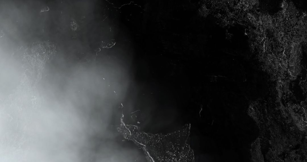 Surreal Night Sky with Vibrant Cloud and Flashing Lightning