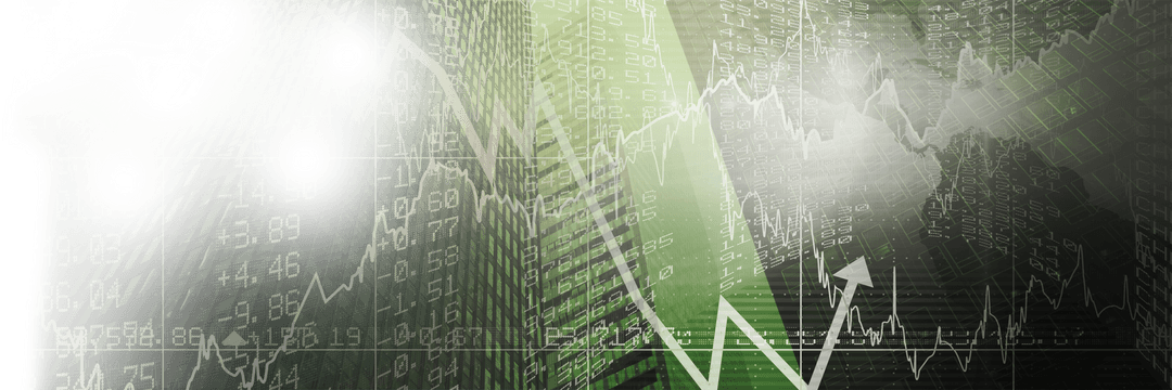 Transparent Data Charts and Digital Statistics Illustration