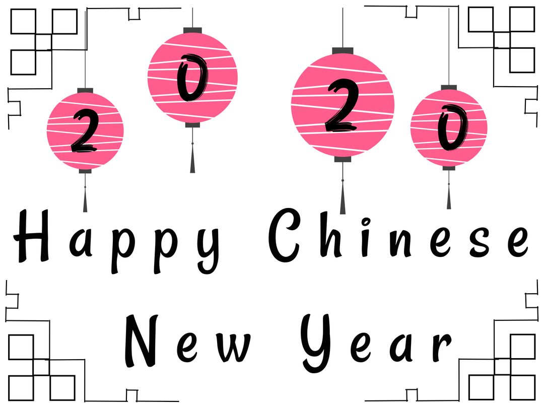 Lunar New Year 2020 with Pink Lanterns