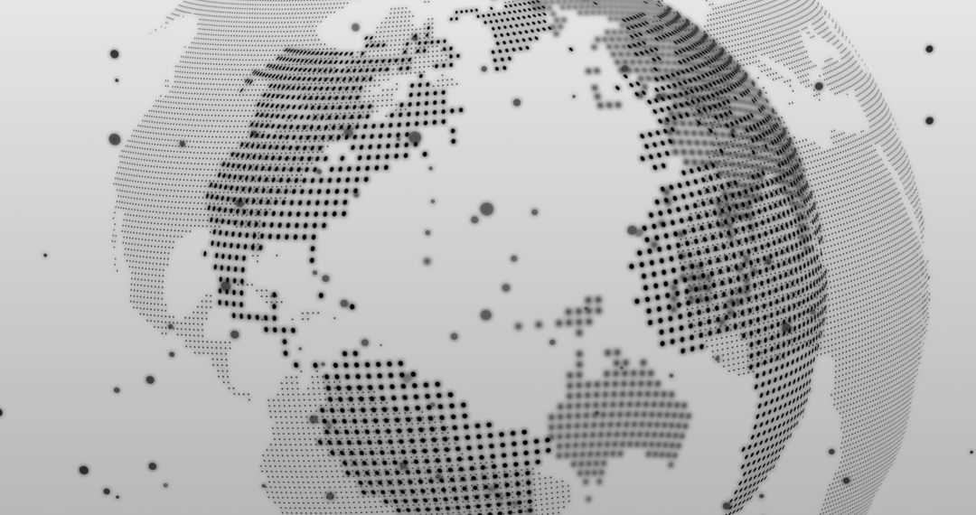 Global Data Network Technology Concept