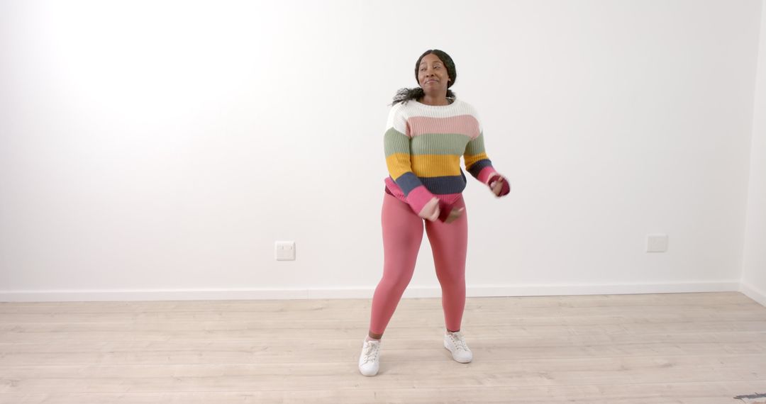 Colorful Dance Party with Energetic Movements