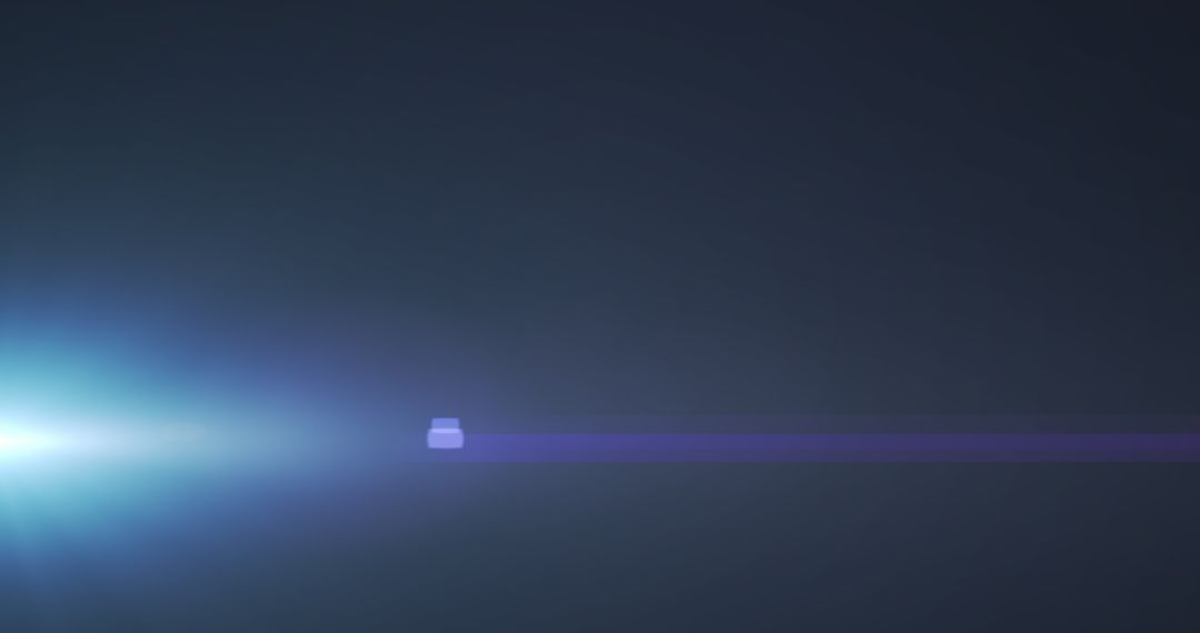 Hypnotic Moving Glowing Light in Seamless Loop